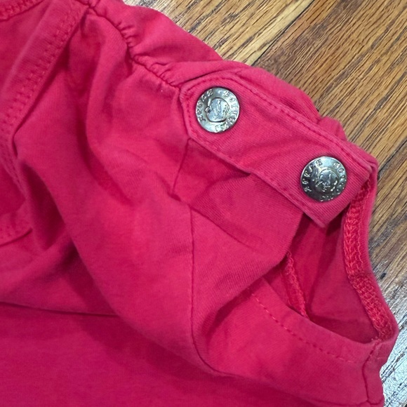 Y2K Apple Bottoms Girls Tee Shirt Pink Graphic Rhinestone Logo tShirt Size Small - Picture 5 of 8